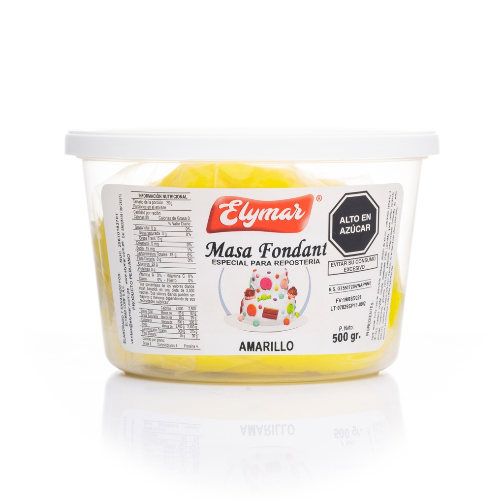 Fondant Amarillo x 500 g