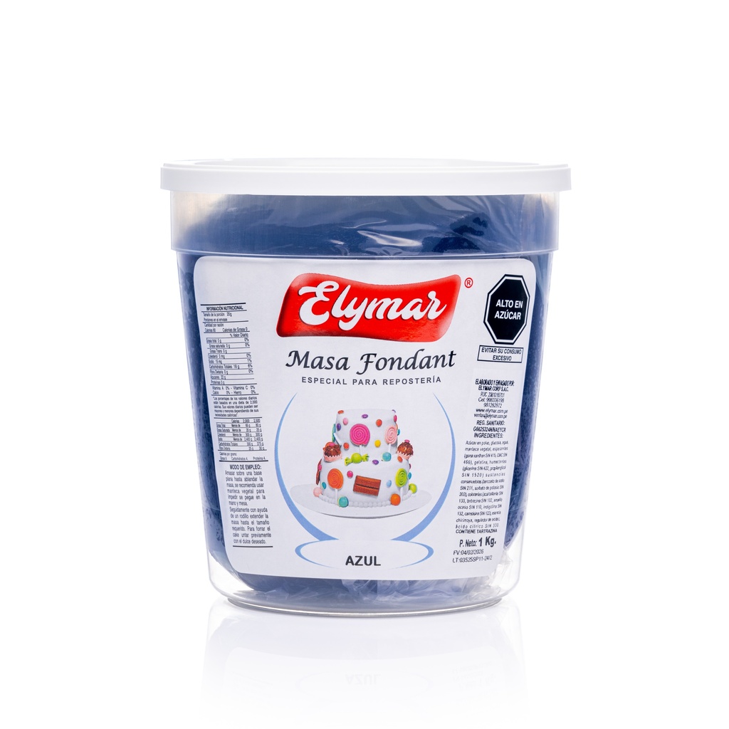 Fondant Azul x 1 kg