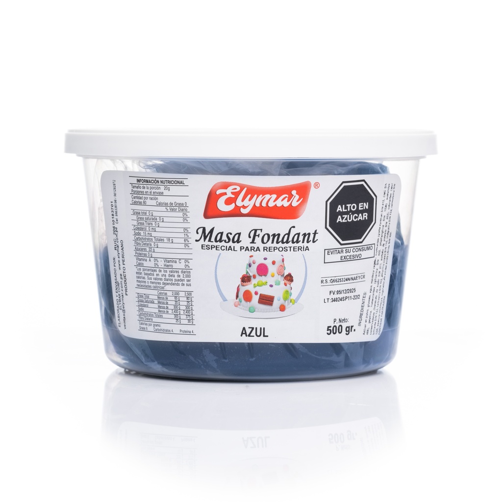 Fondant Azul x 500 g