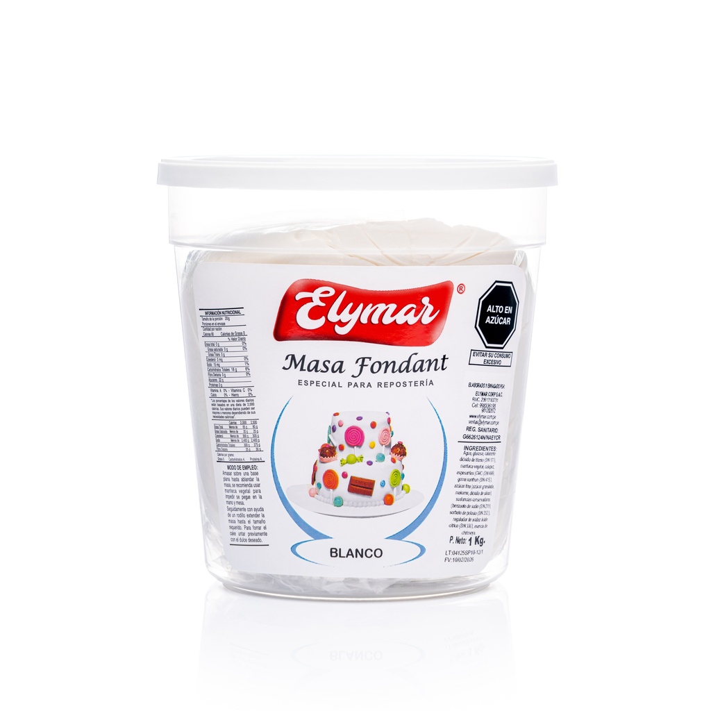 Fondant Blanco x 1 kg