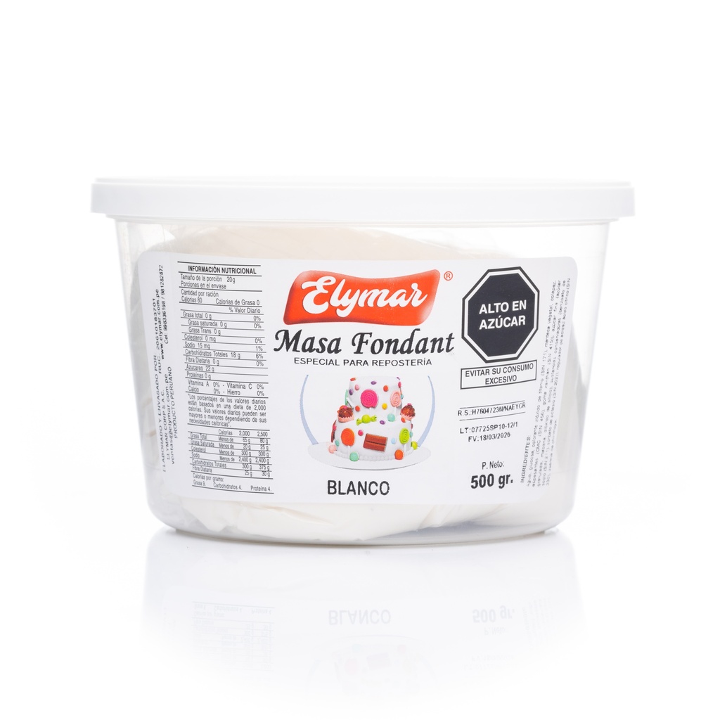 Fondant Blanco x 500 g