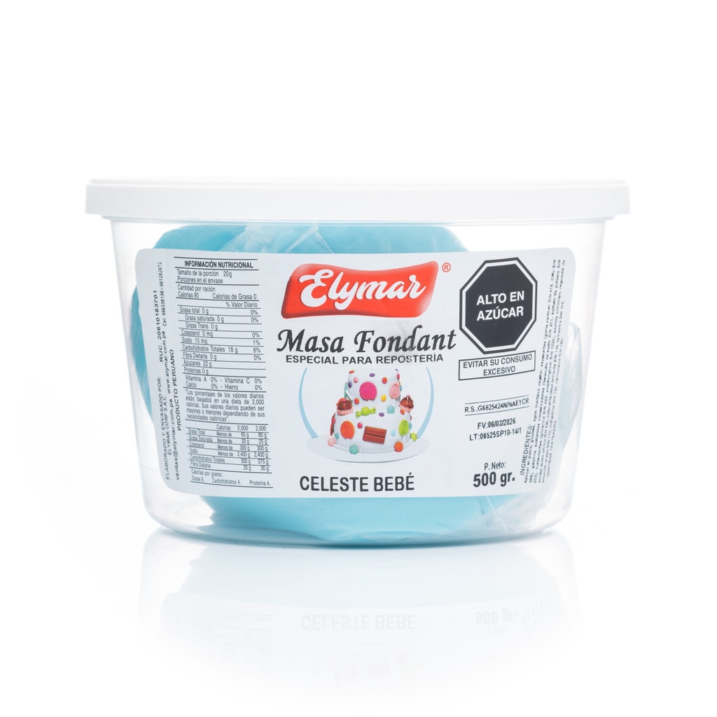 Fondant Celeste Bebe x 500 g