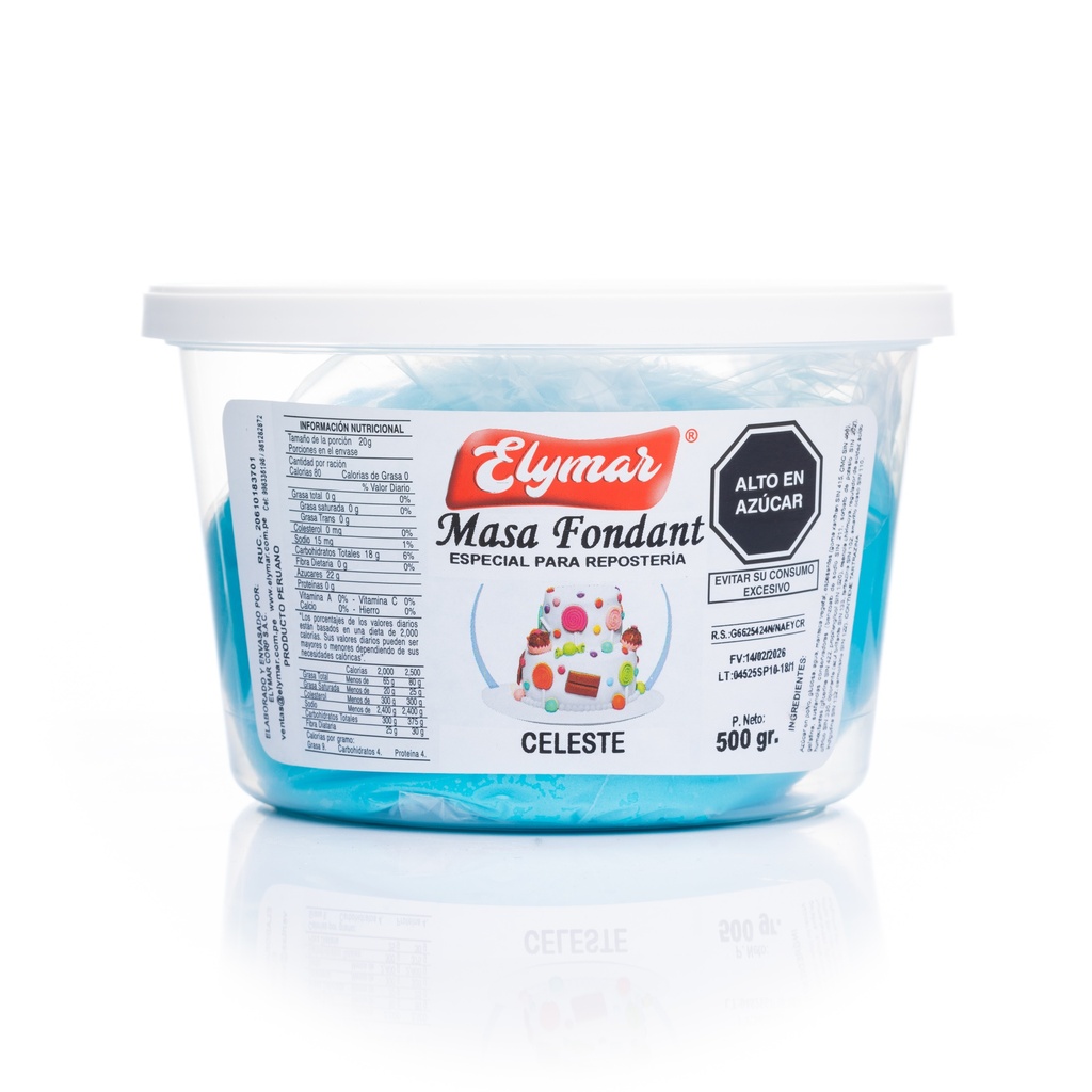 Fondant Celeste x 500 g