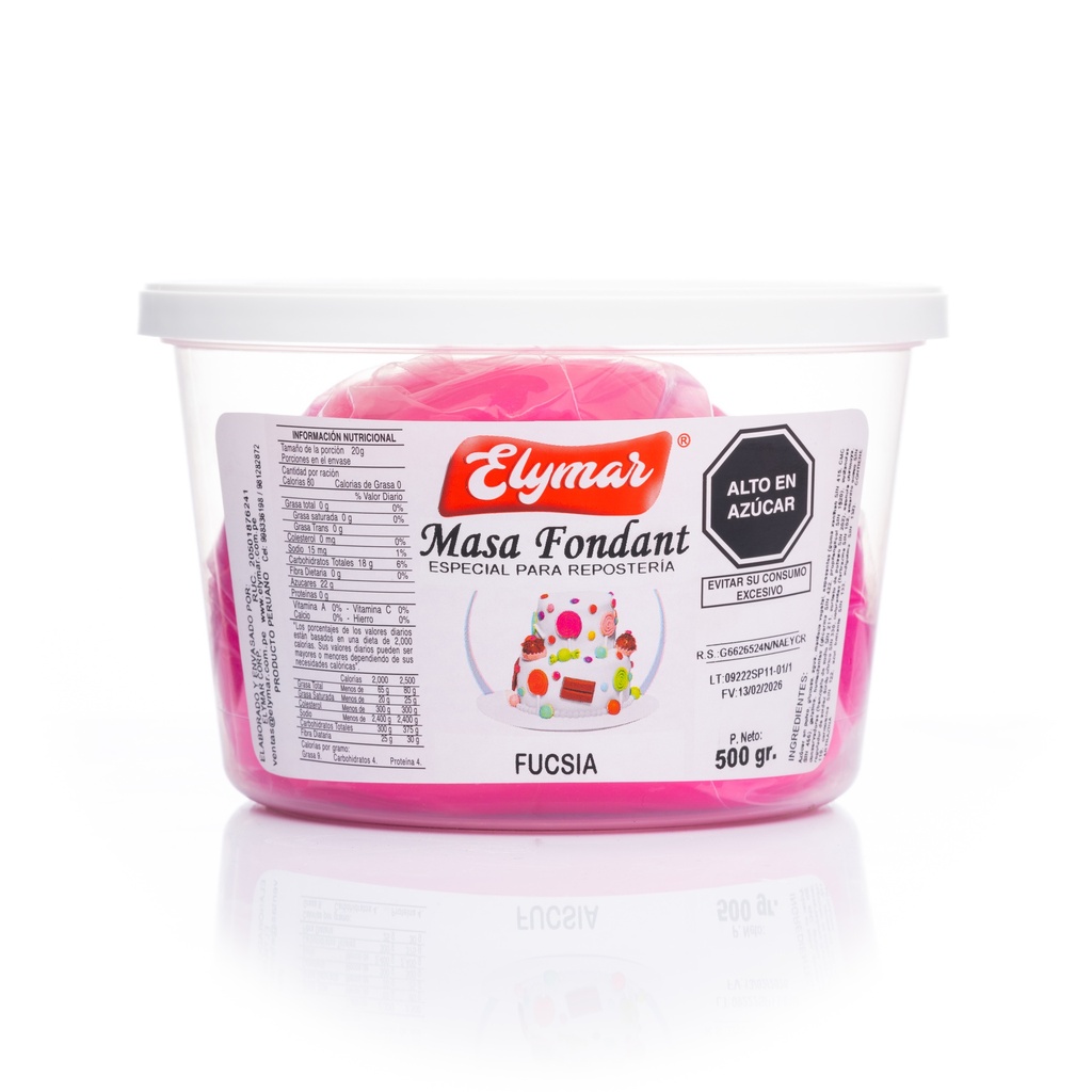 Fondant Fucsia x 500 g