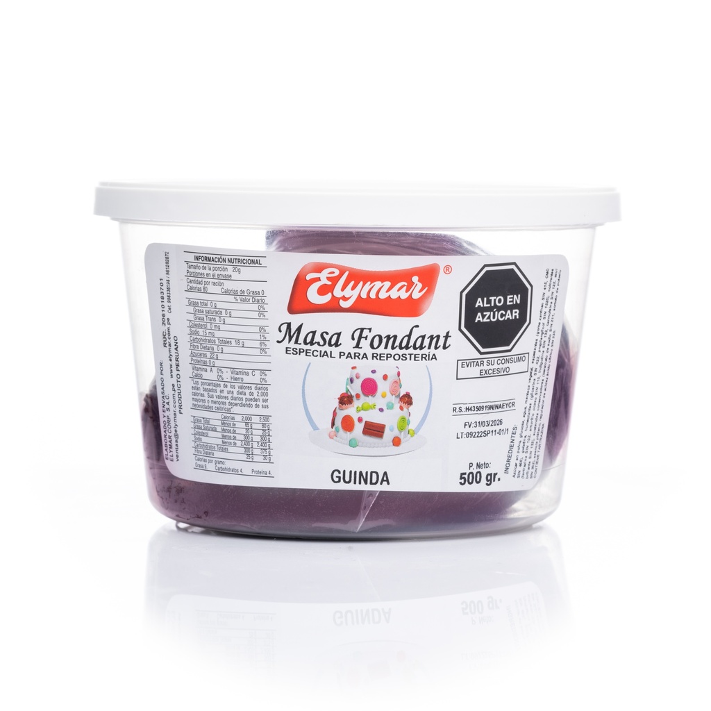 Fondant Guinda x 500 g