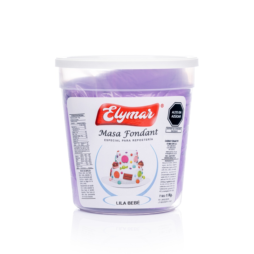 Fondant Lila Bebe x 1 kg