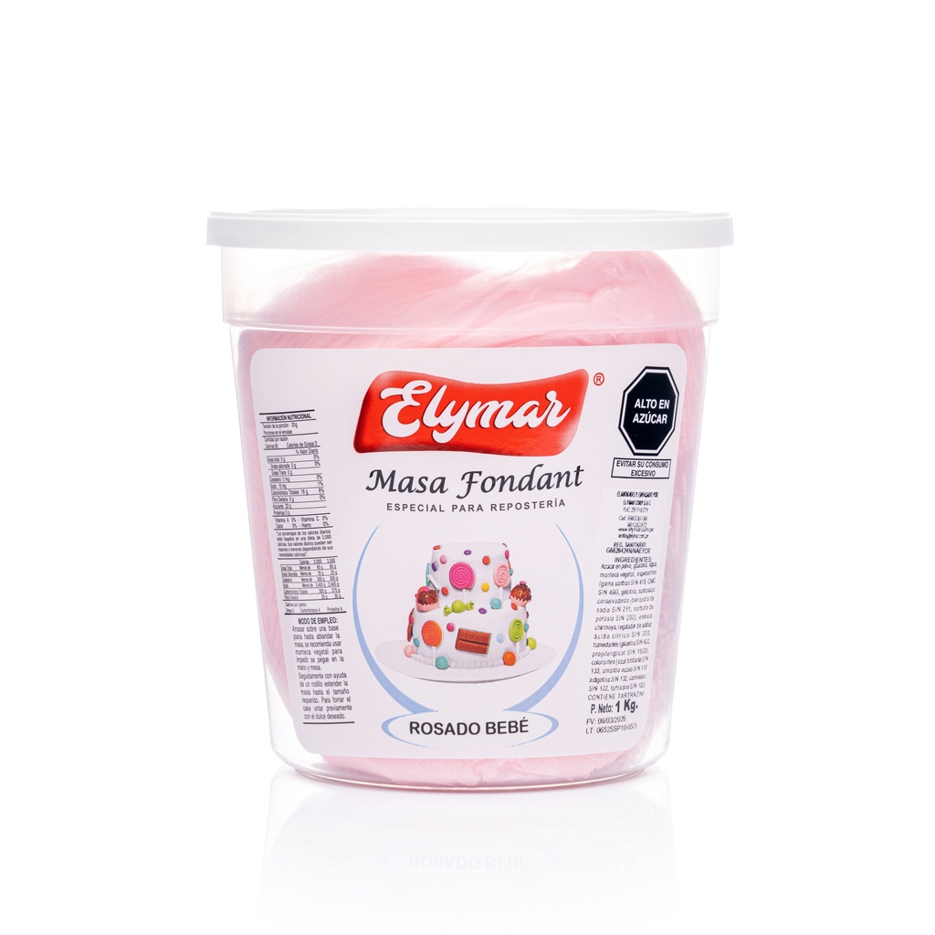 Fondant Rosado Bebe x 1 kg
