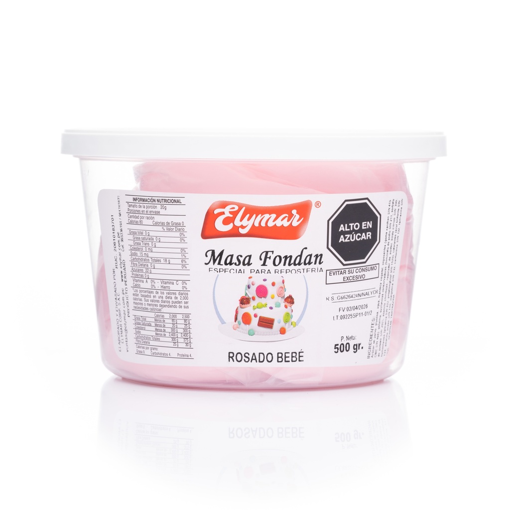 Fondant Rosado Bebe x 500 g