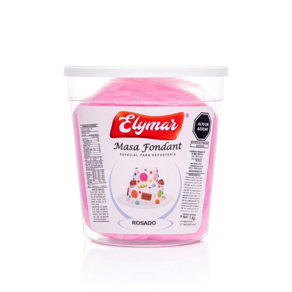Fondant Rosado x 1 kg