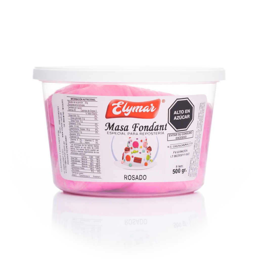 Fondant Rosado x 500 g