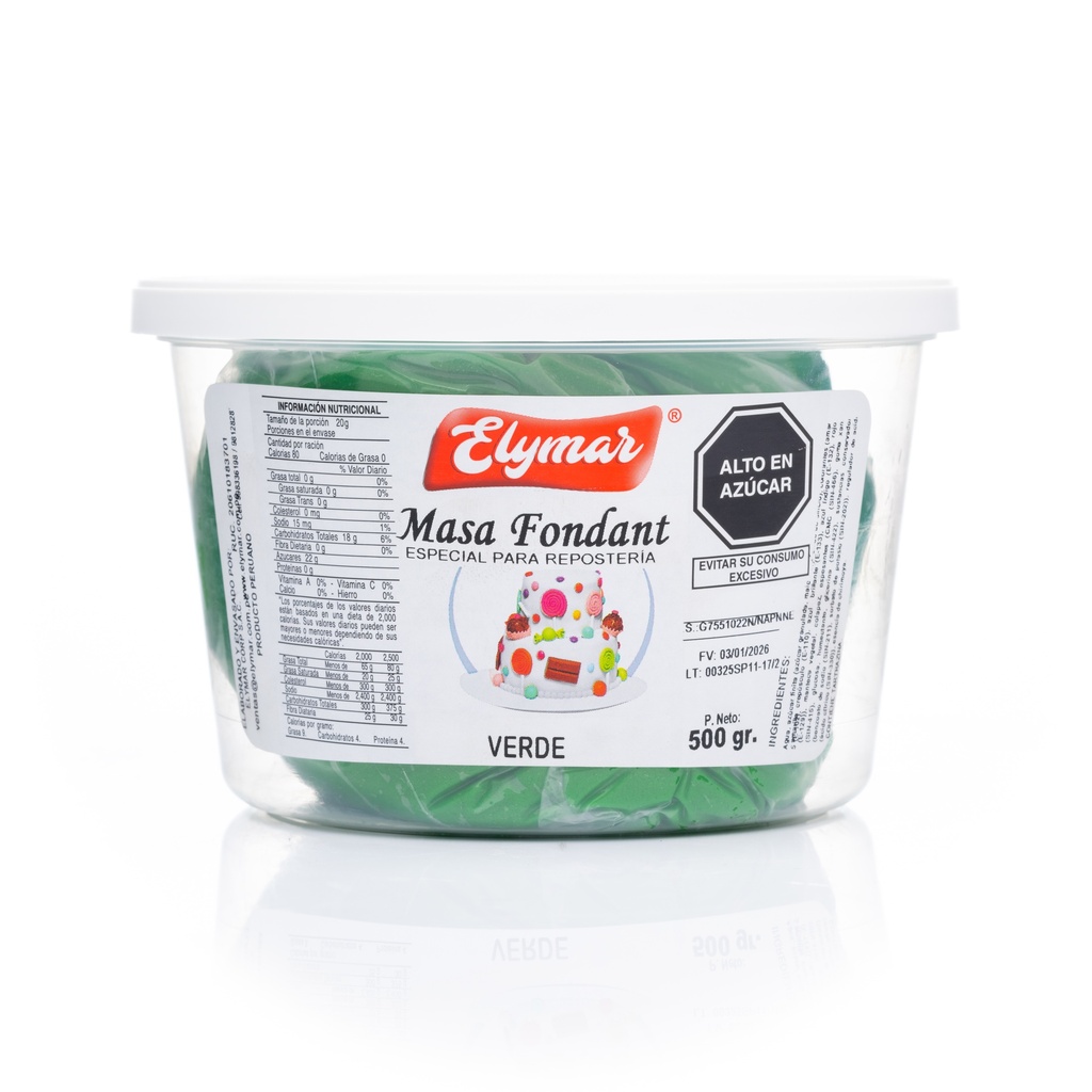 Fondant Verde x 500 g