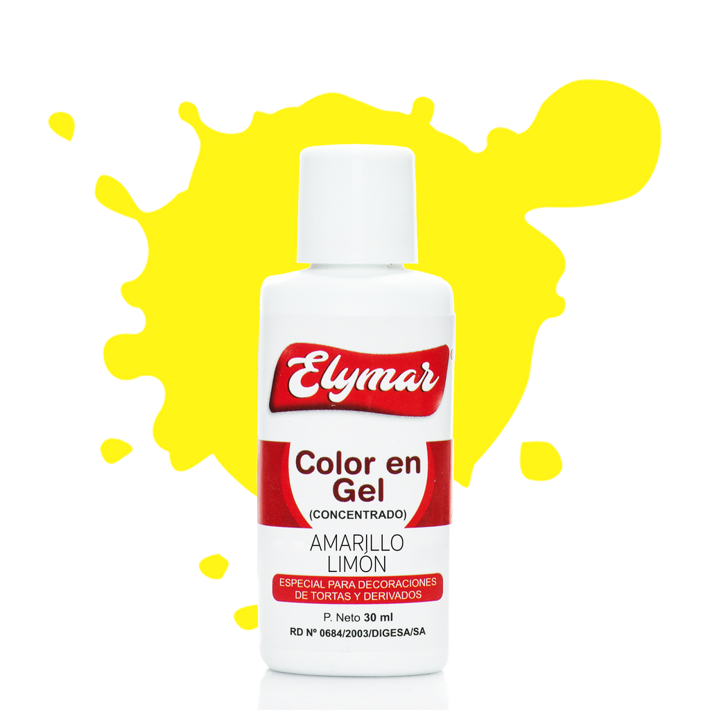 Gel Amarillo Limón x 30 g
