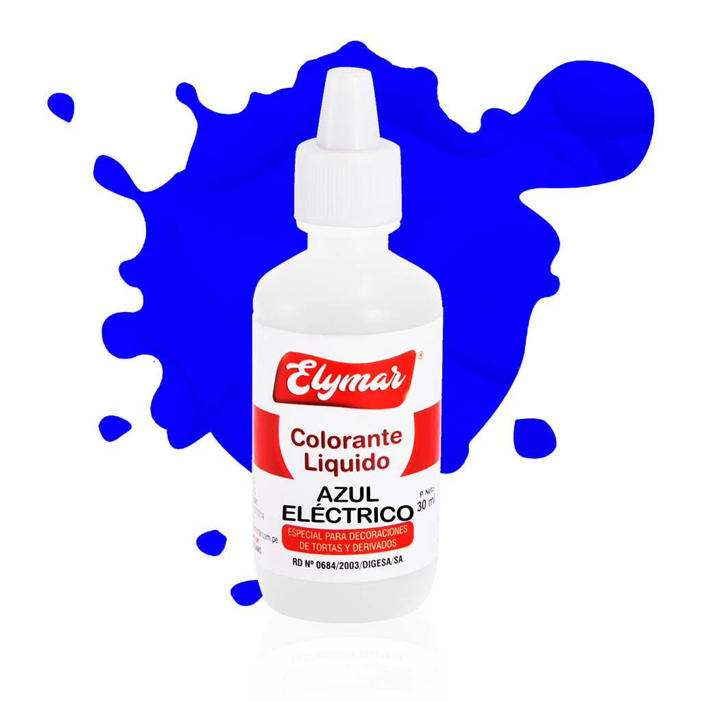 Líquido Azul Eléctrico x 30 ml