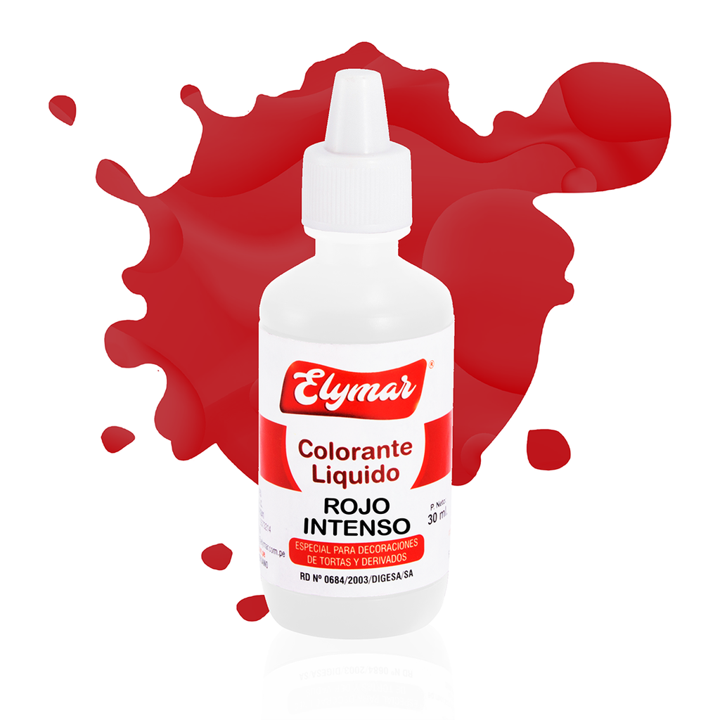 Líquido Rojo Intenso x 30 ml