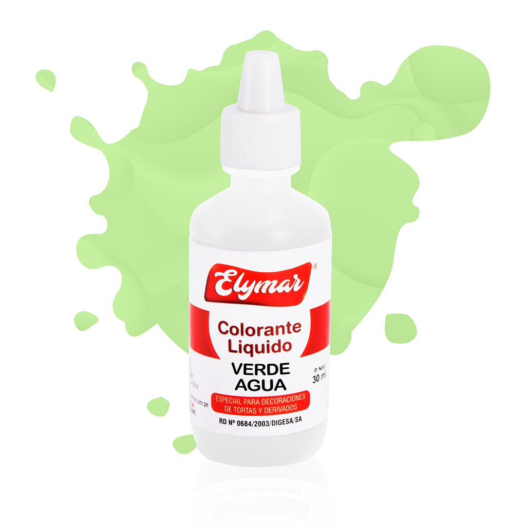 Líquido Verde Agua x 30 ml