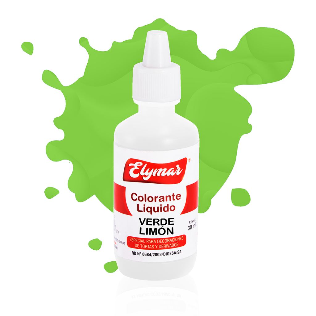 Líquido Verde Limón x 30 ml