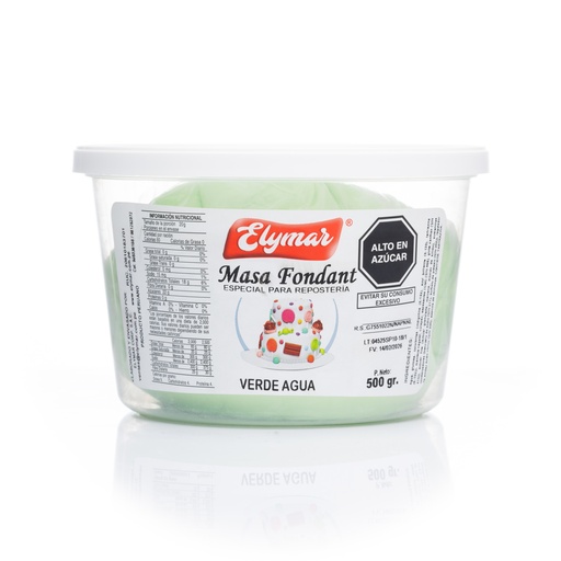 [ELY-1337] Fondant Verde Agua x 500 g
